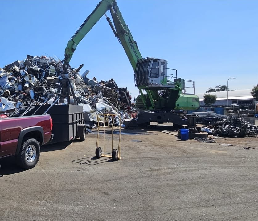 Keep your business and shop yard clean with EF recyclings weekly scrap…
