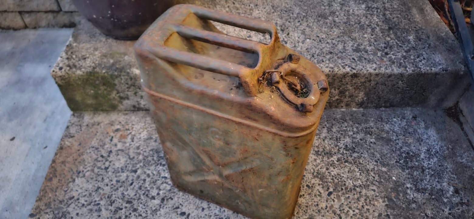 I was thinking of doing another giveaway, this time for a G.I gas can?