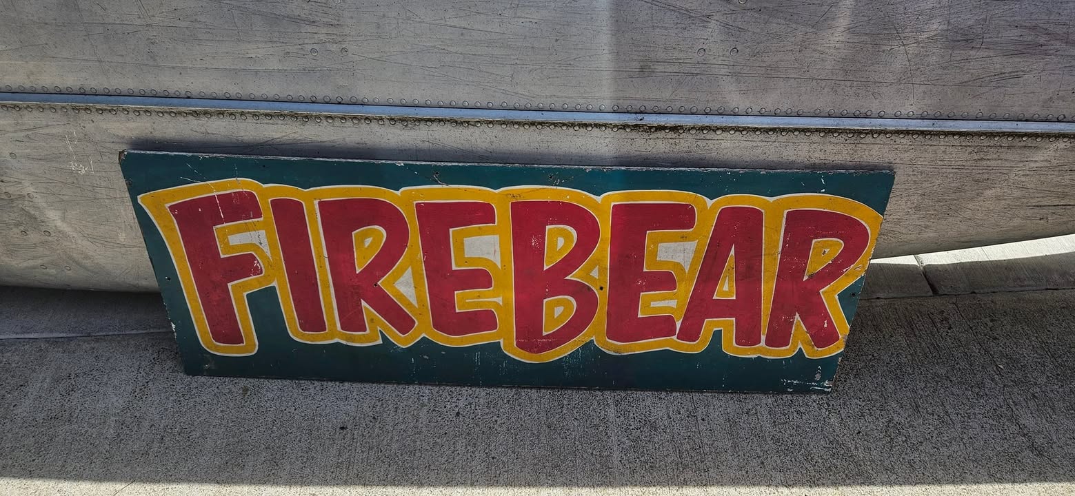 Hand painted sign id let go for 