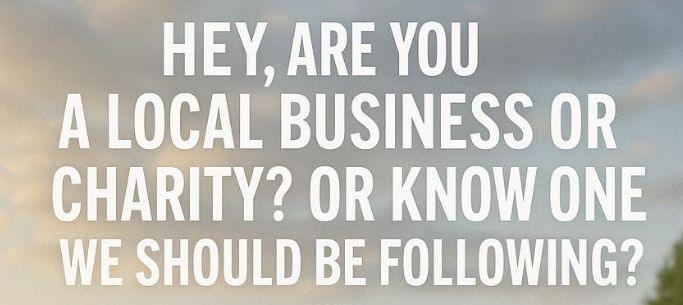 Hey, are you a local business or charity? Or know one we…