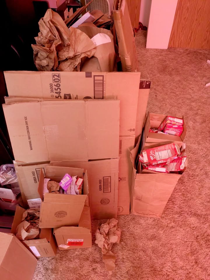 Quick little cardboard recycling pick up job we did in Gladstone the other day.