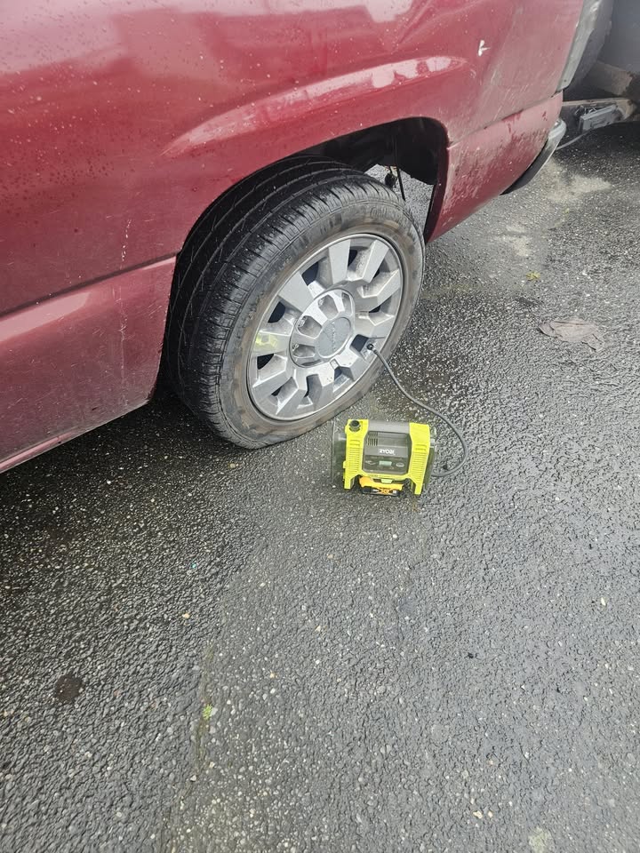 Third flat tire in two weeks… all different tires. Fourth if you…