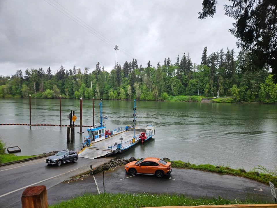 Out in Canby today picking up scrap metal and other usable items…