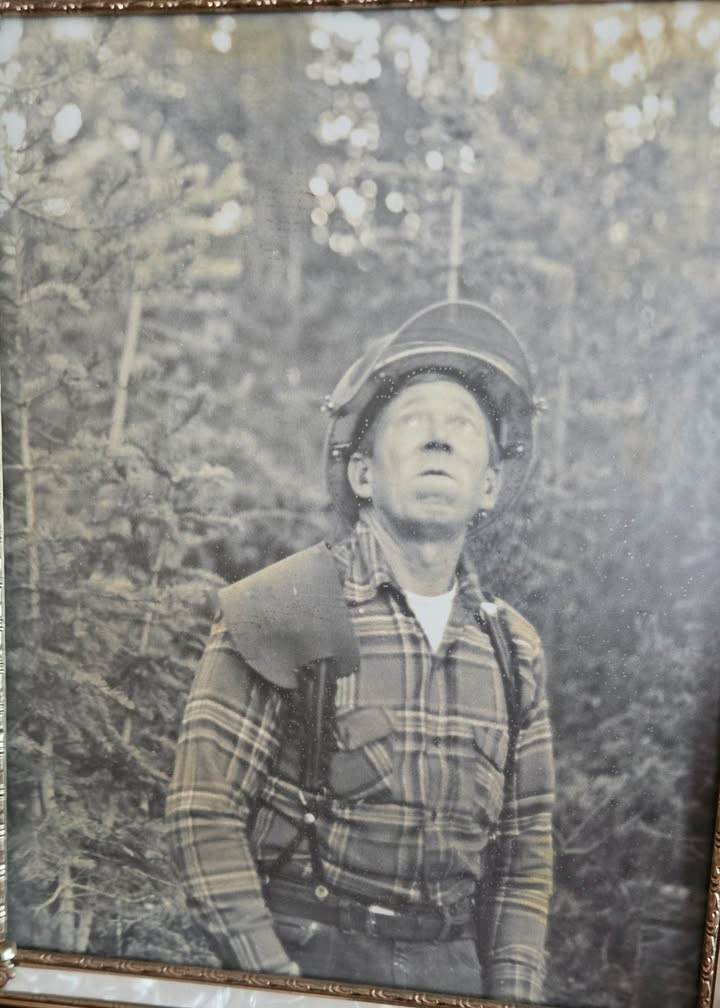 Grandpa was a WW2 Nazi fighting logging stud. That’s a lot to live up to haha.