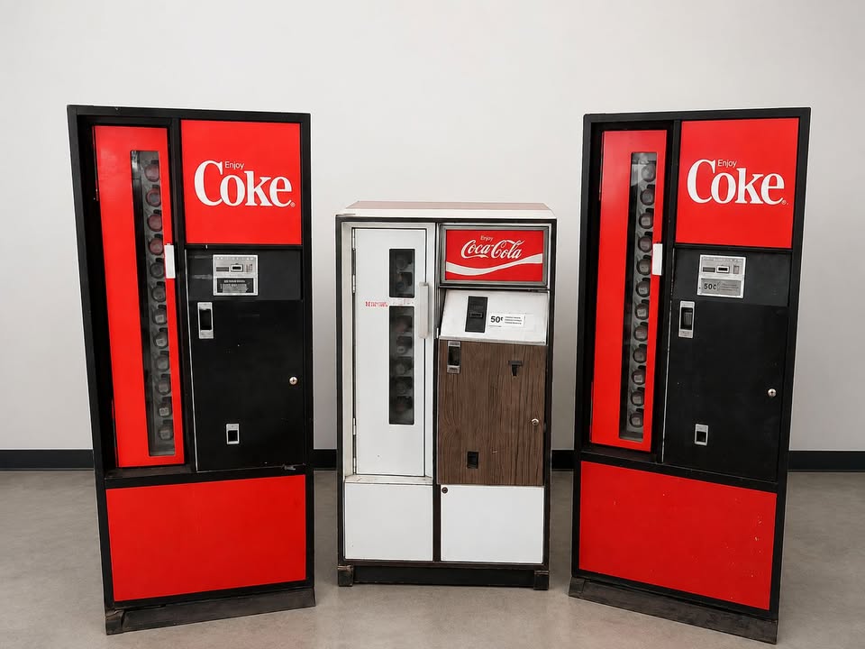Check out these vintage Coke vending machines we picked up! 🥤🔥